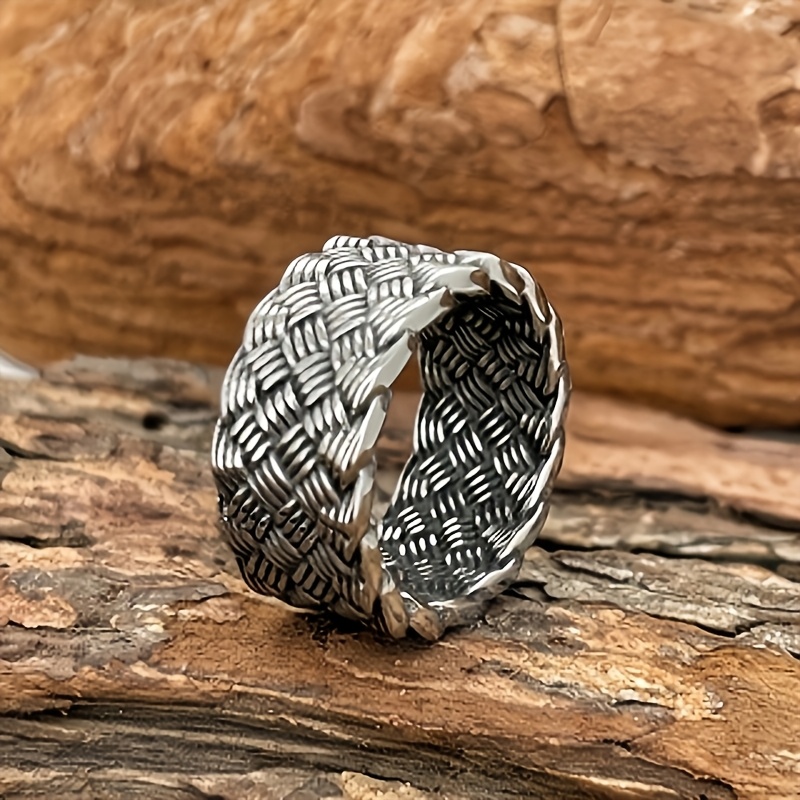 925 Silver Minimalist Twisted Line Index Finger Ring, Gift for Couples